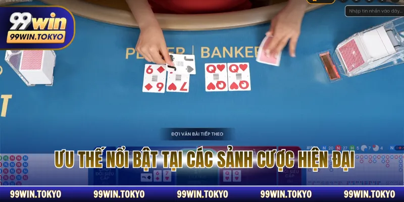 Ưu thế nổi bật tại các sảnh cược hiện đại